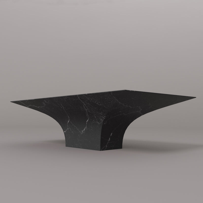 Black Marquina Marble Table, Modern Italian Marble Designer Furniture