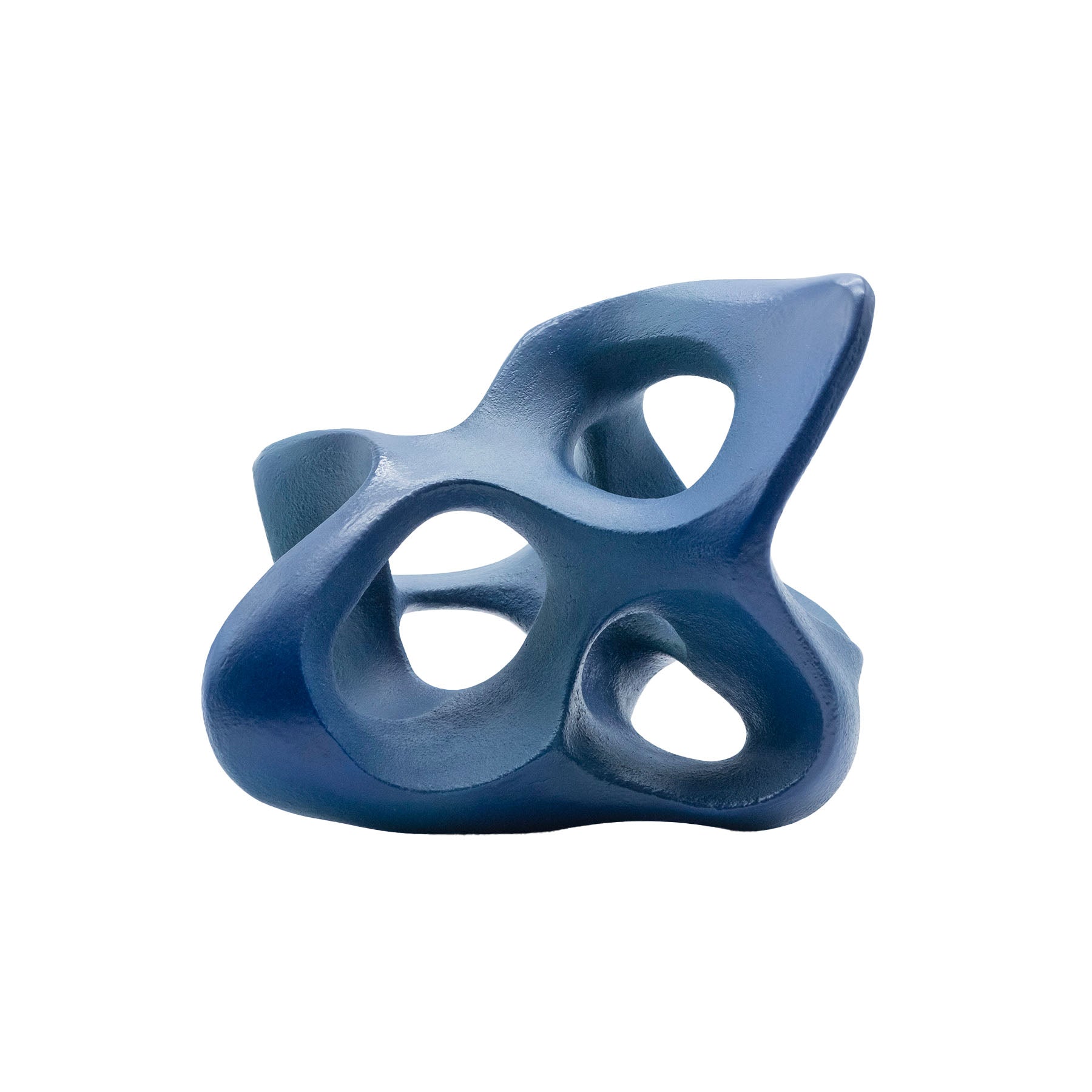 Blue Ceramic Sculpture Art By Ariane Crovisier