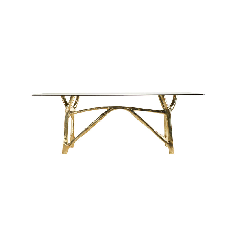 Twin Fork Brass Console Table, Designer Furniture in Dubai