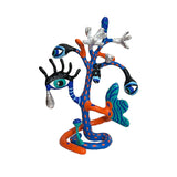 Colorful Folk Art Paper Mache Sculpture By Najva Erfani in Dubai