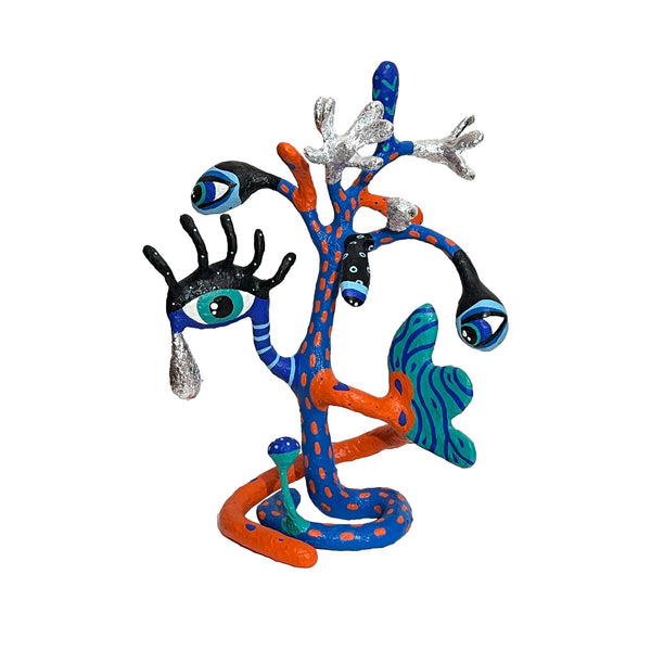 Colorful Folk Art Paper Mache Sculpture By Najva Erfani in Dubai