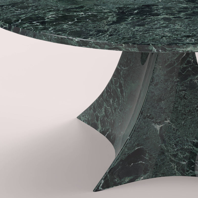 Alpi Green Marble Table - Modern Italian Alpi Verde Marble Designer Furniture