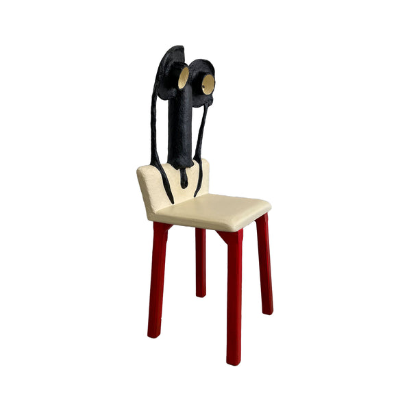 The Professor Sculptural Chair, Artistic Contemporary Paper Mache Accent Furniture Dubai