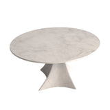 Round Carrara Marble Table, Modern Italian Marble Designer Tables & Decor