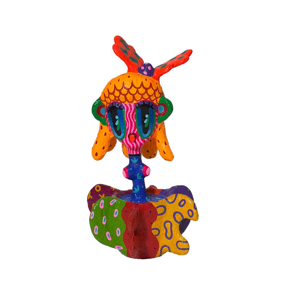 Colorful Folk Art Paper Mache Sculpture By Najva Erfani in Dubai