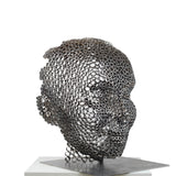 Contemporary Human Stainless Steel Sculpture By Vincent Barrau in Dubai