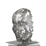 Contemporary Human Stainless Steel Sculpture By Vincent Barrau in Dubai