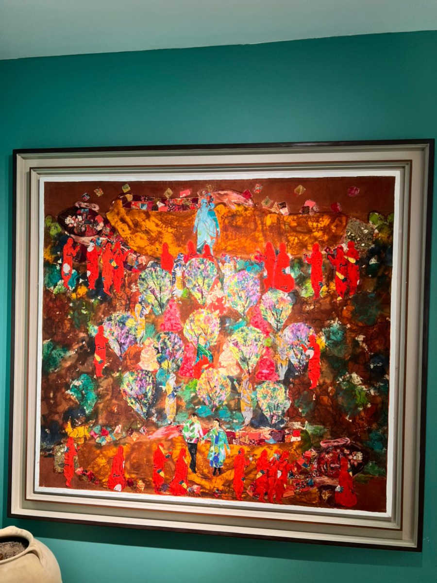 Untitled Mixed Media Painting