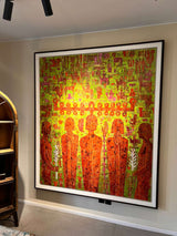 Untitled Acrylic On Canvas Painting