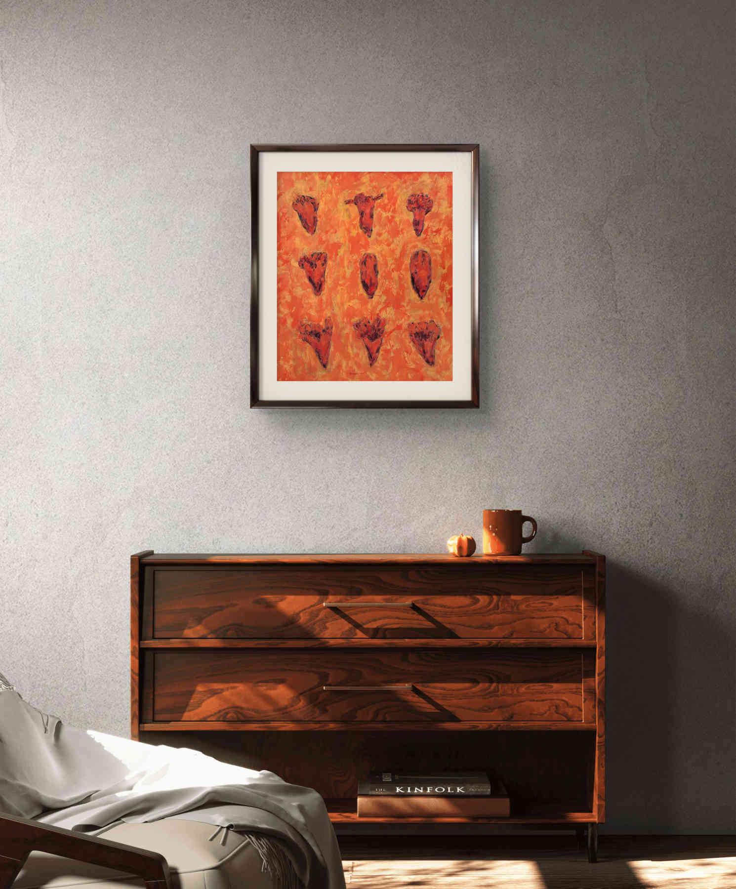 Abstract Acrylic Painting By Soheila Ahangari in Dubai