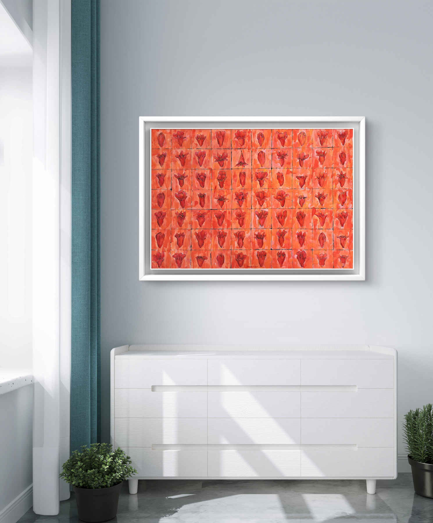 Abstract Acrylic Painting By Soheila Ahangari in Dubai