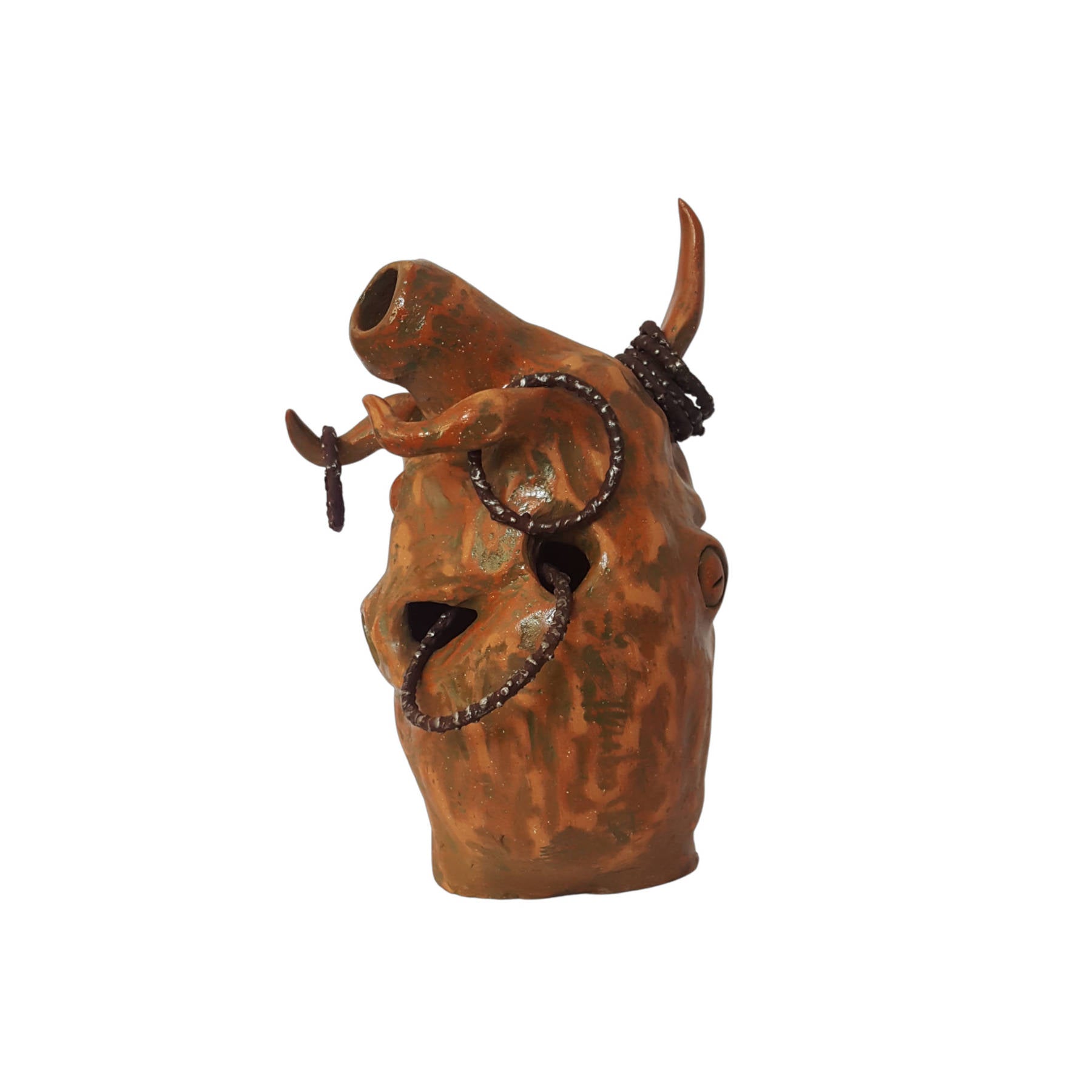 Abstract Contemporary Mixed Media Sculpture 