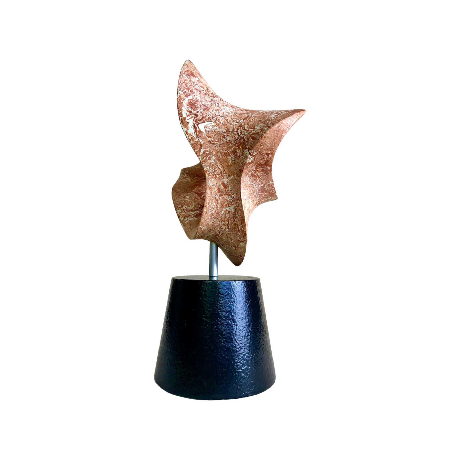 Abstract Mixed Media Sculpture, Modern Decorative Art by Gabriel Rivera