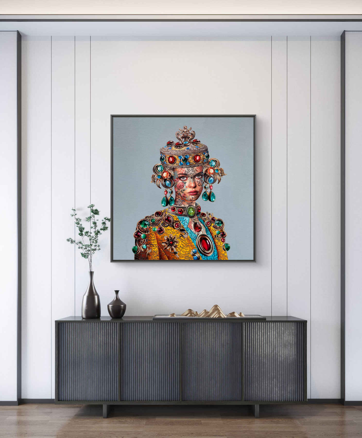 Acrylic On Canvas Painting By Solmaz Tohidloo