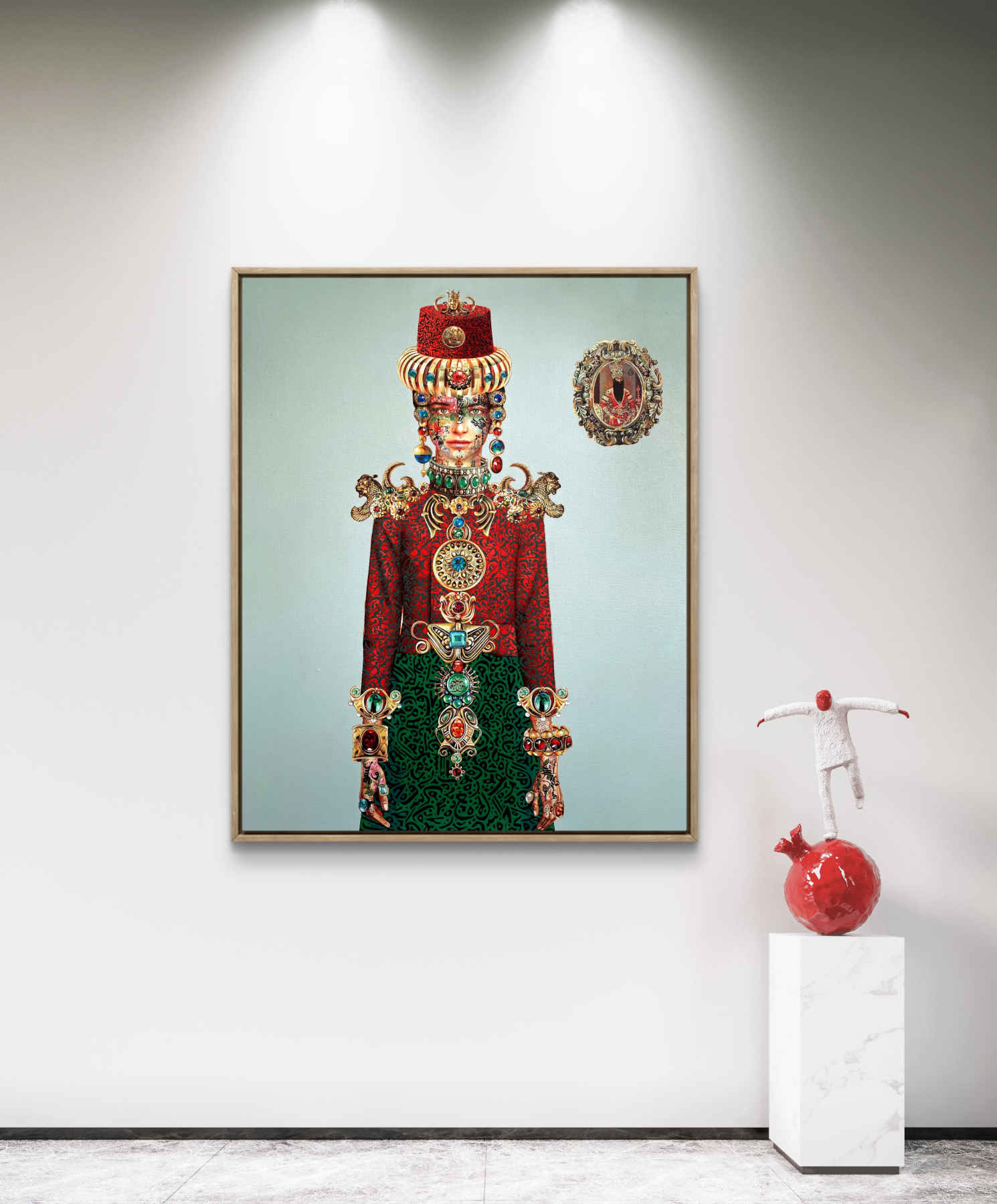 Acrylic On Canvas Painting By Solmaz Tohidloo