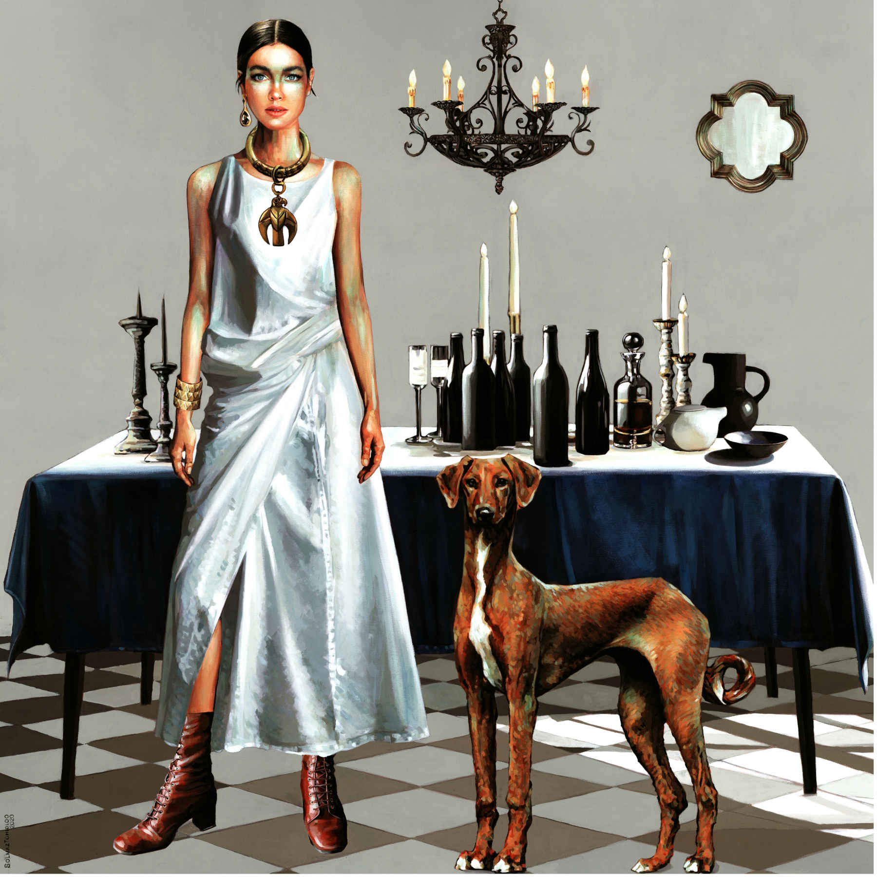 Acrylic On Canvas Paintings By Solmaz Tohidloo in Dubai