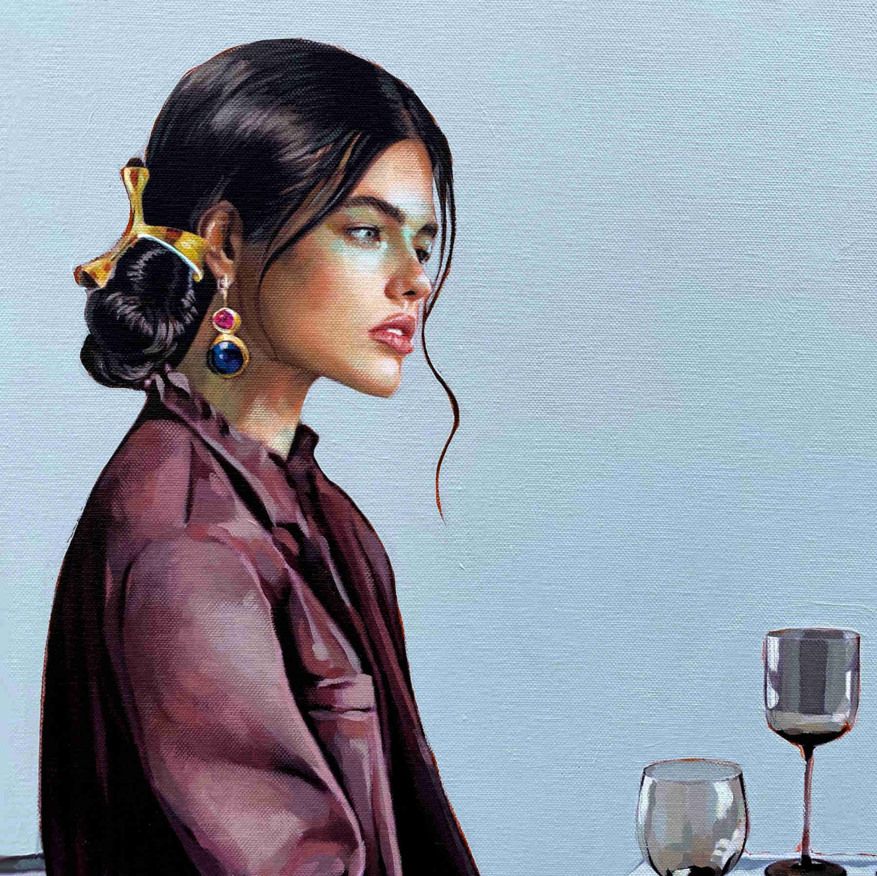 Acrylic on Canvas Painting by Solmaz Tohidloo in Dubai
