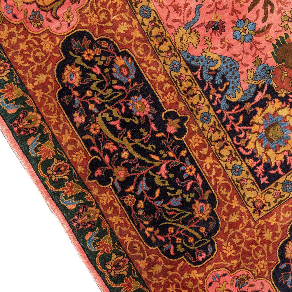 Afsane Deldar Heriz Persian Carpet Silk 168x223 - Authentic Vintage Rugs & Kilims, Silk & Wool in Dubai