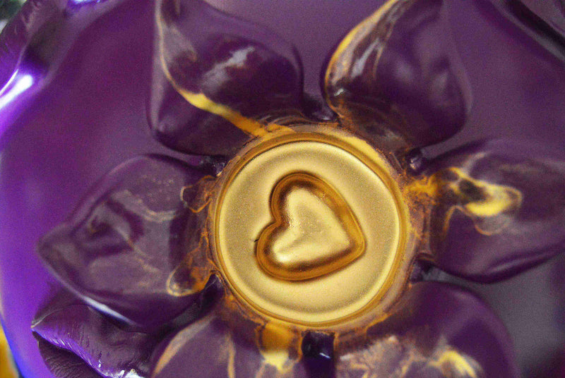 Ahlam Purple Pomegranate Sculpture, Corporate Gifts Resin Art Dubai
