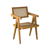Amalfi Cane Chair Alder Brown