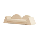 White Bouclé Sofa, Bold Contemporary Designer Furniture
