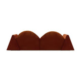 Brown Velvet Sofa, Bold Contemporary Designer Furniture