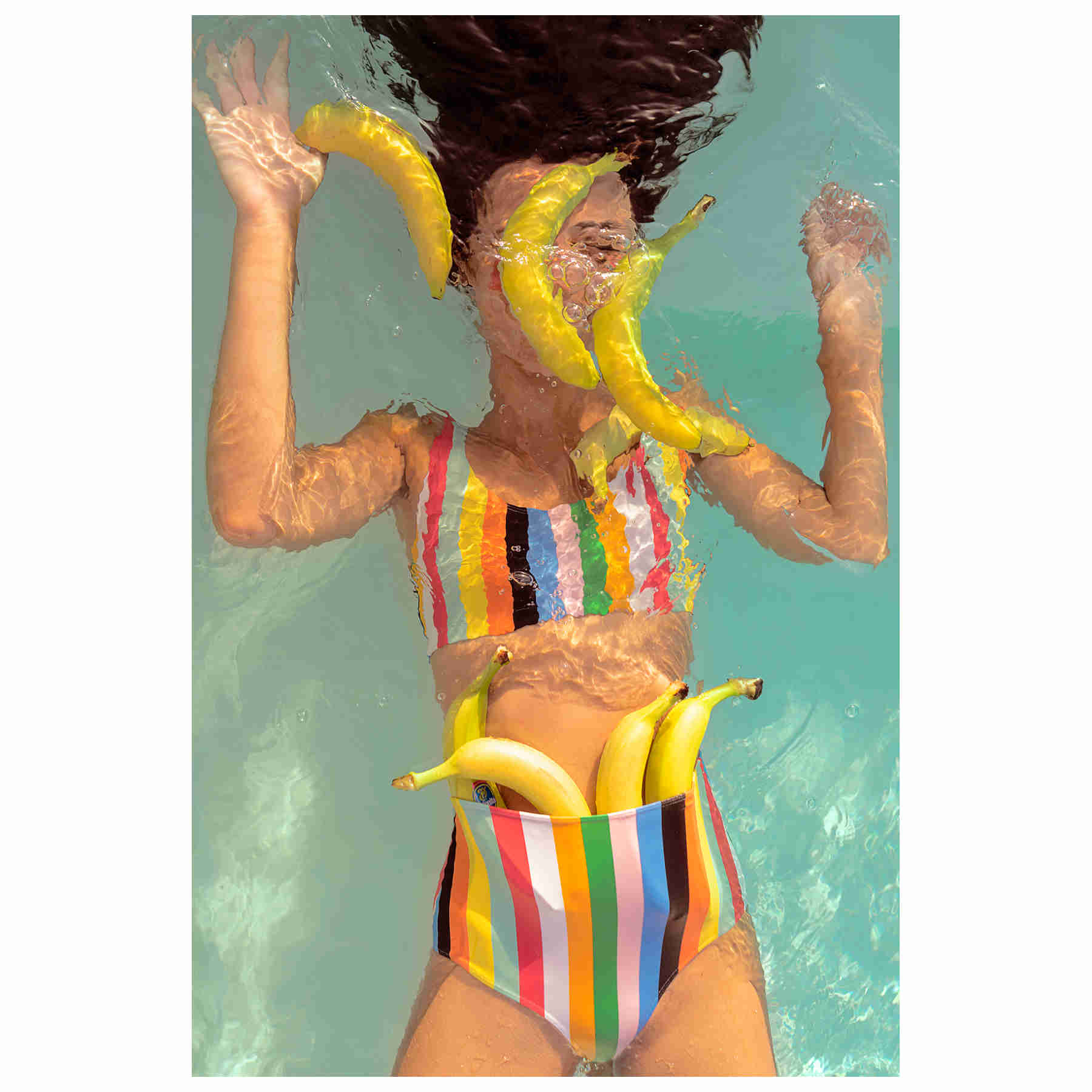 Aqva Stripes Digital Photography Artworks By Carla Sutera Sardo in Dubai