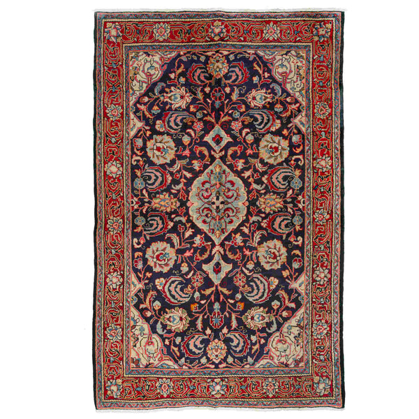 Medallion Arak Persian Carpet 140x215, Handmade Wool Rugs & Kilims Dubai