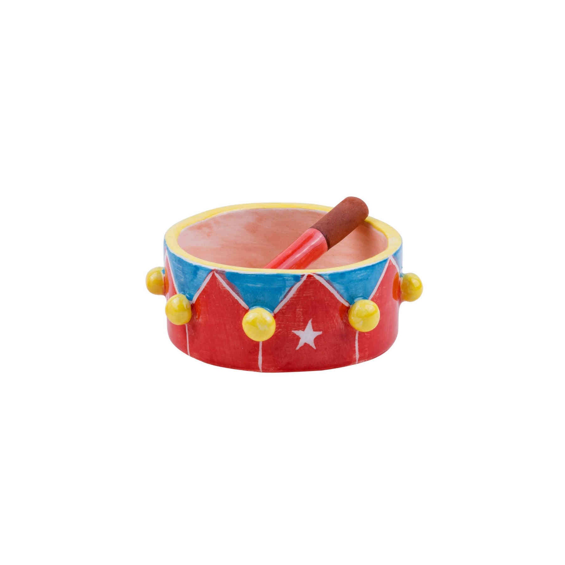 Circus Drum Ceramic Bowl