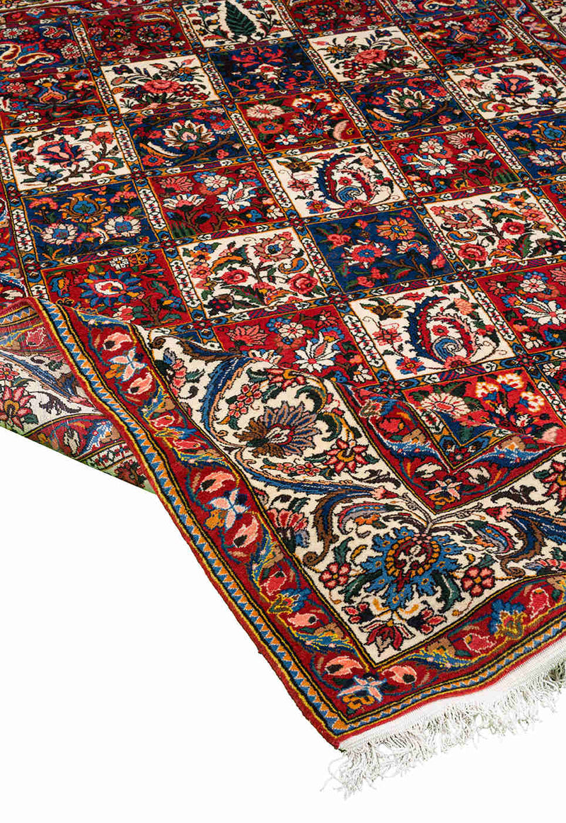 Four Season Bakhtiari Persian Carpet 215x300, Handmade Tribal Rugs in Dubai