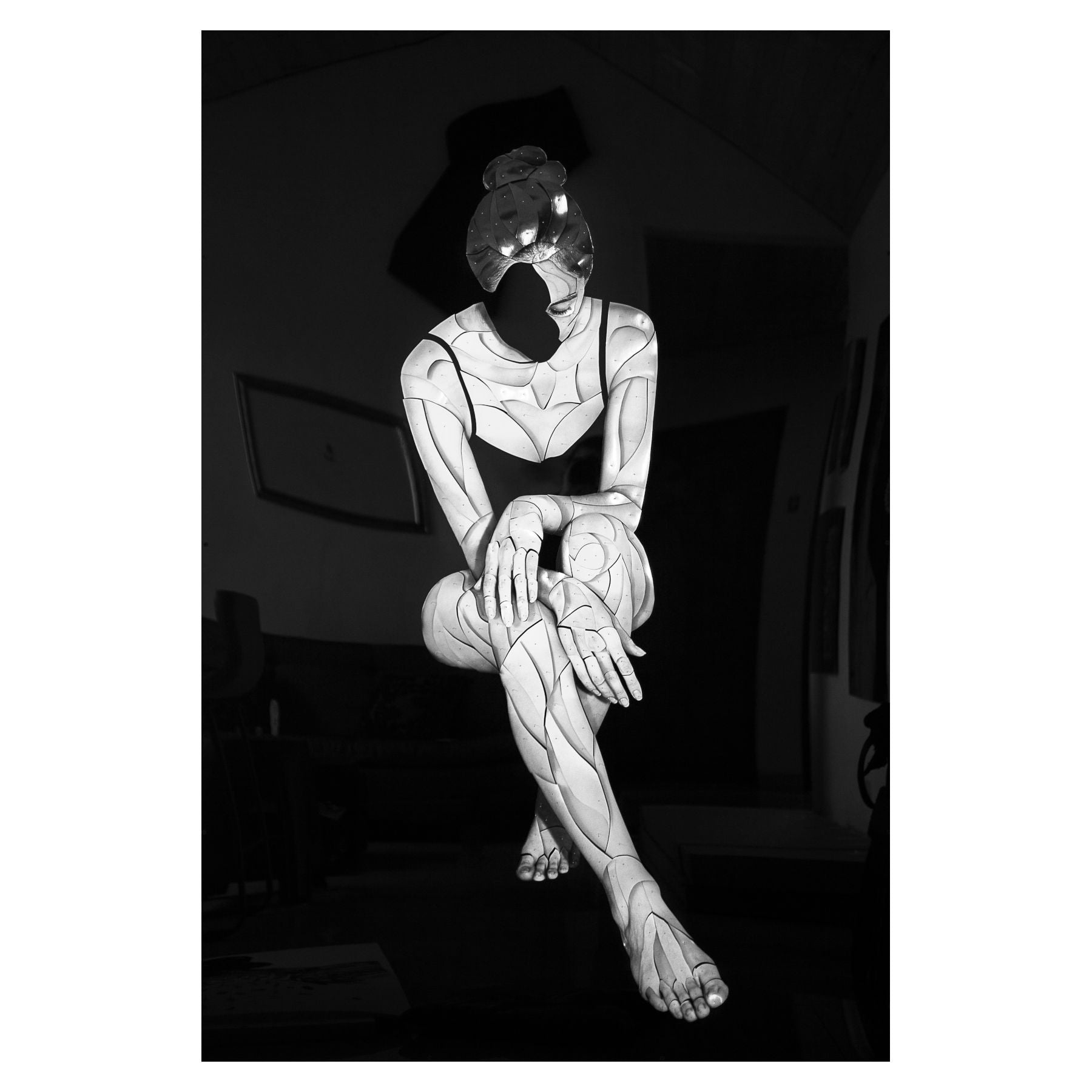 Suspended lines Body XXIV Photography Artwork by Diana Beltran