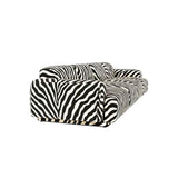 Modular Zebra Print Sofa, Contemporary Designer Furniture