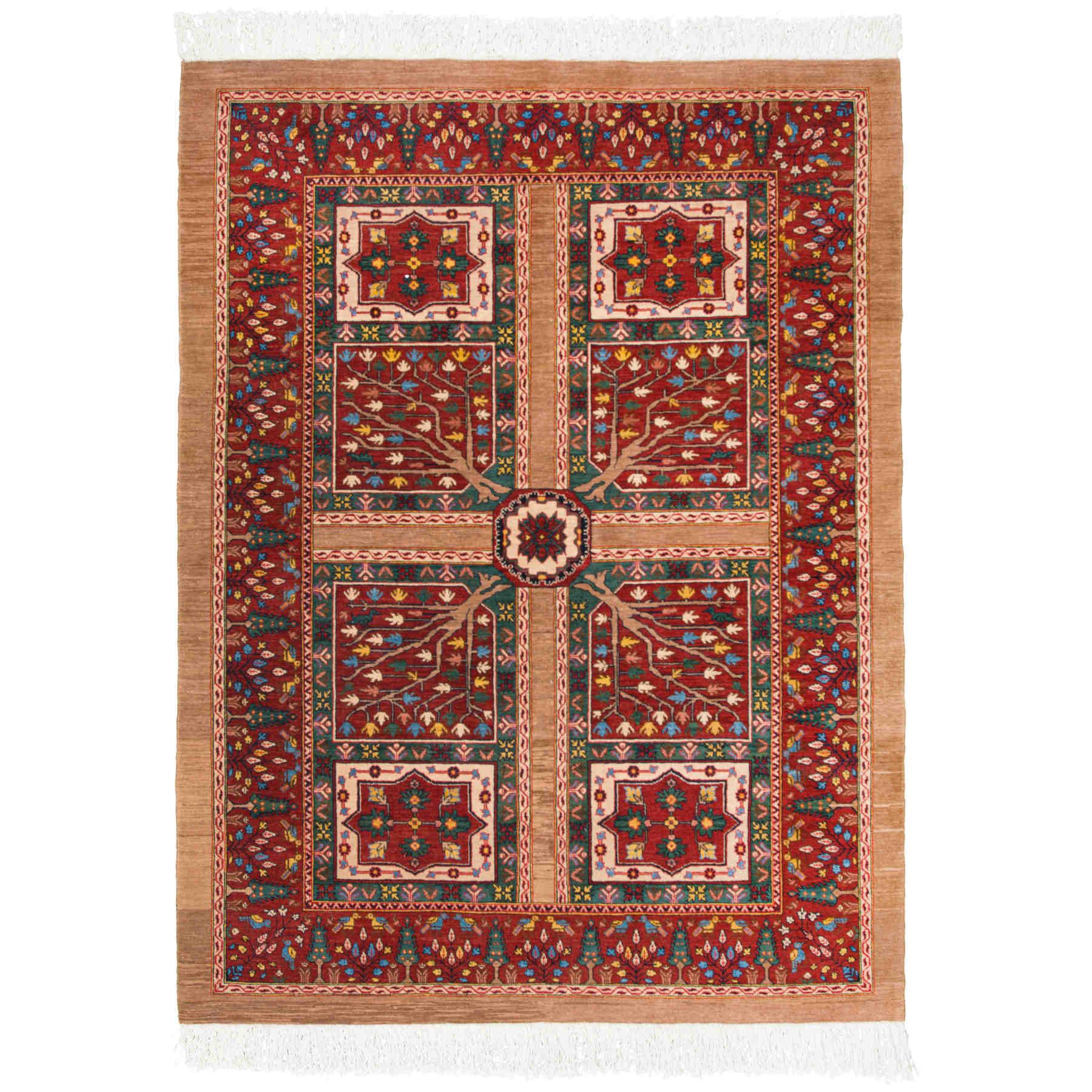 Boostan Heriz Persian Carpet Wool 152x202 - Authentic Vintage Rugs & Kilims, Silk & Wool in Dubai