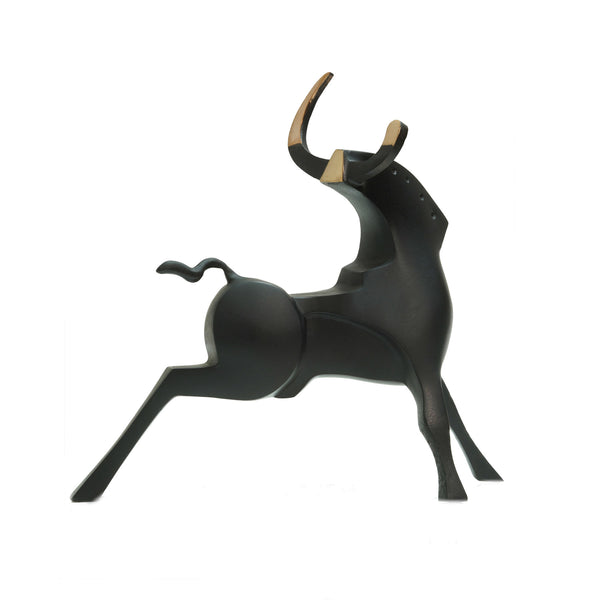 Bull Series Bronze Sculpture, Contemporary Statues By Sadegh Adham