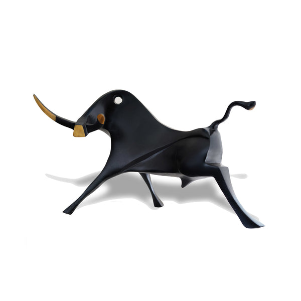 Bronze Sculpture - Contemporary Bull Series Statues By Sadegh Adham