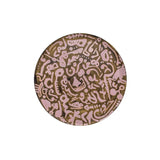 Pink Calligraphy Ceramic Serving Dish
