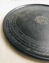 Calligraphy Natural Stone Tray - Black Stone Tableware & Stoneware