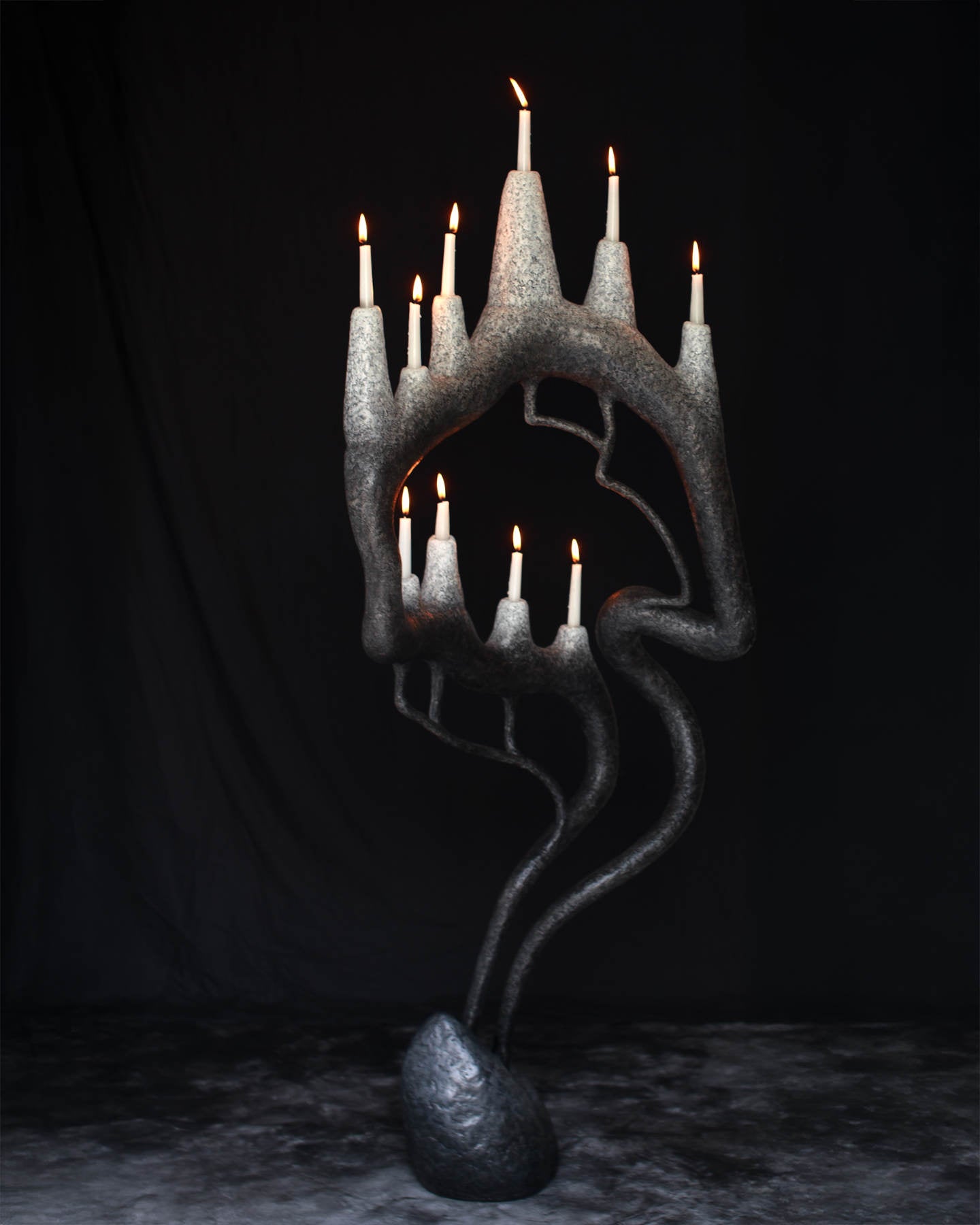 SVECHA Gothic Candelabra Floor Lamp