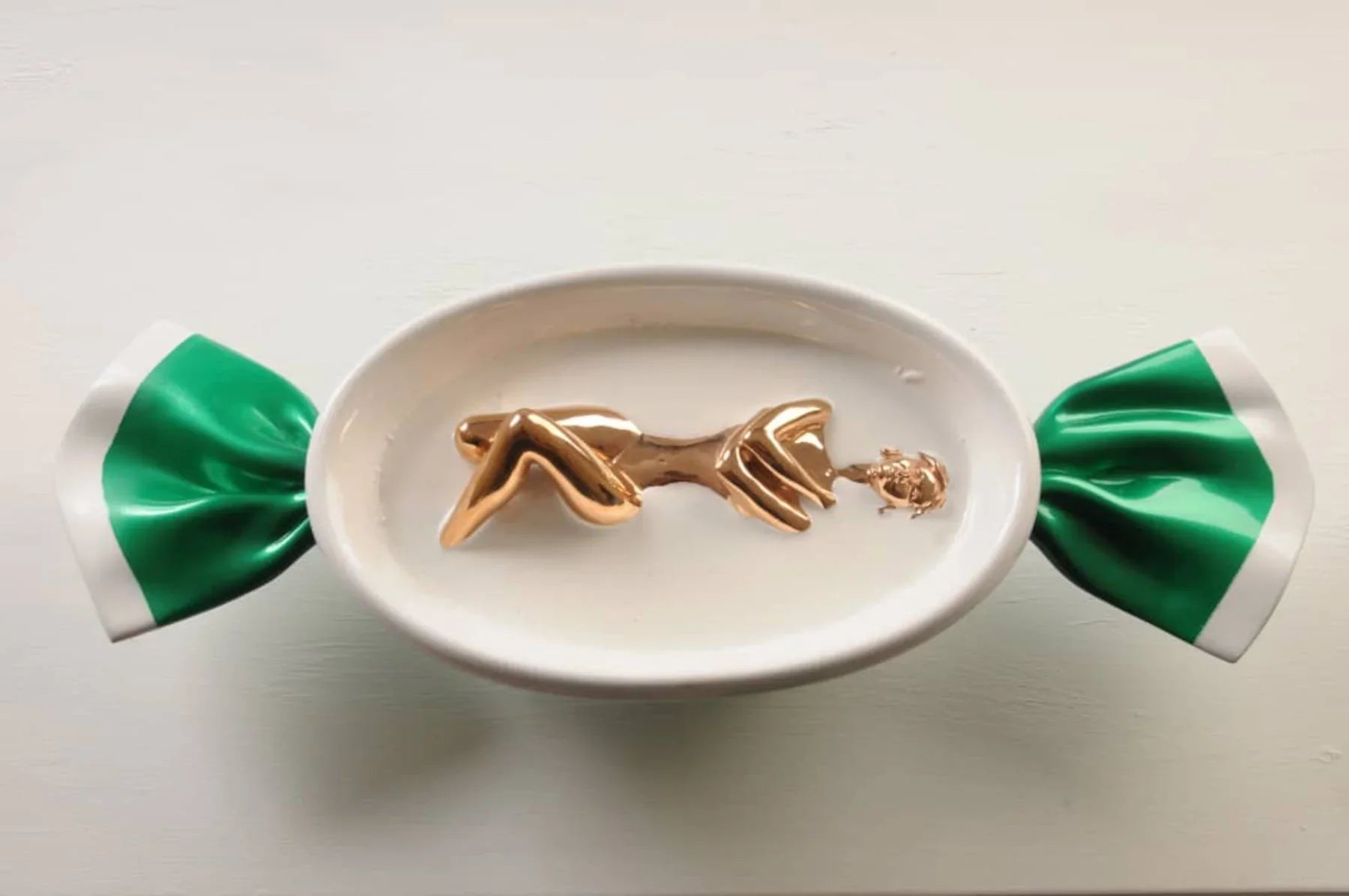 Bronze Candy Sculpture by Sara Rahanjam in Dubbai