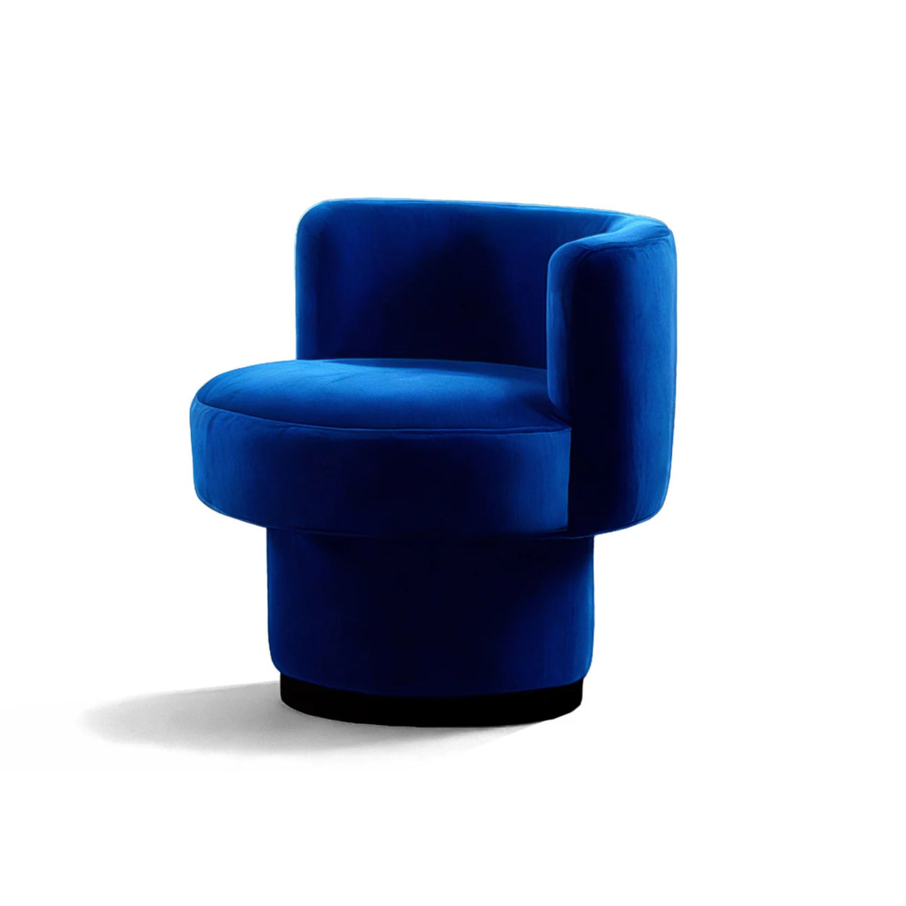 Blue Velvet Accent Chair, Contemporary Furniture Designs