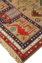 Caravan Morvaridbaf Persian Kilim Rug 136x200