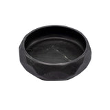 Carved Black Stone Bowl - Natural Stone Dining Tableware & Stoneware in Dubai