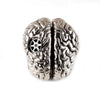 Chrome Brain Fiberglass Sculpture Dubai