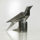Crow Aluminum Sculpture, Contemporary Animal Art Dubai