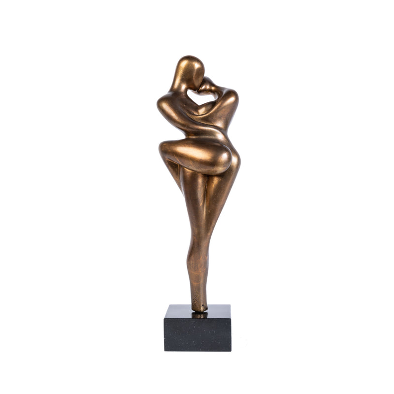 DIE LIEBENDEN I Mixed Media Sculpture - Contemporary German Figures By Cordula Dobes