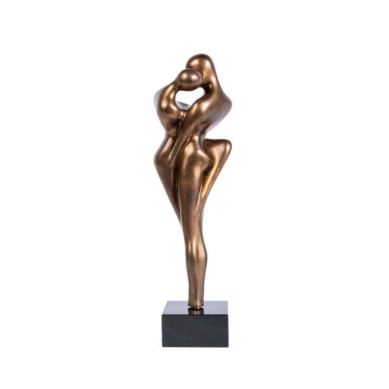 DIE LIEBENDEN I Mixed Media Sculpture - Contemporary German Figures By Cordula Dobes