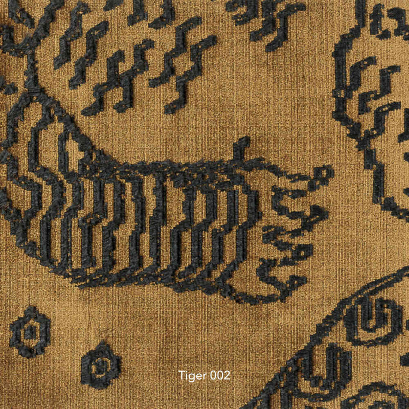 Brown Dedar Edition Tiger Print Fabric