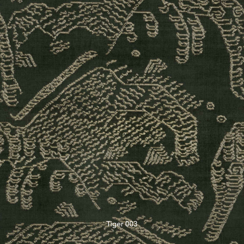 Green Dedar Edition Tiger Print Designer Furniture Dubai