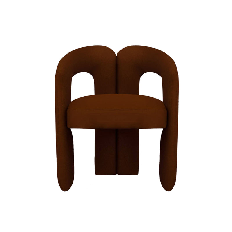 Brown Velvet Armchair, Bold Contemporary Furniture Designs
