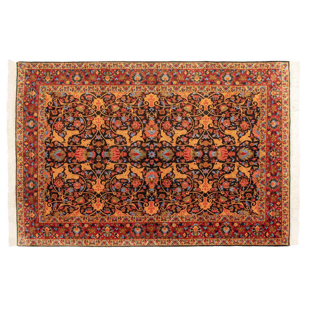 Delvin Heriz Persian Carpet Silk 176x255 - Authentic Vintage Rugs & Kilims, Silk & Wool